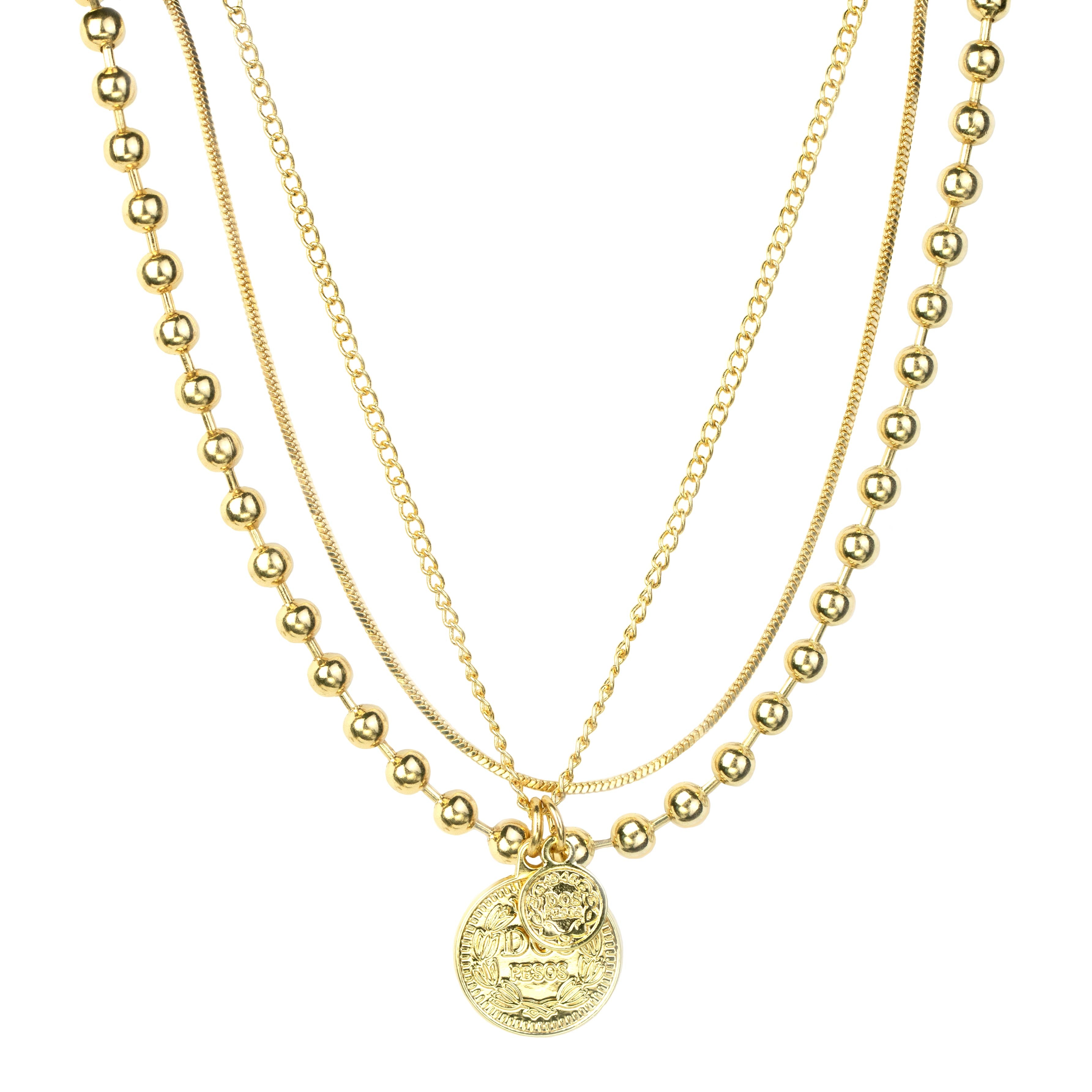 1945 dos pesos gold coin necklace deals